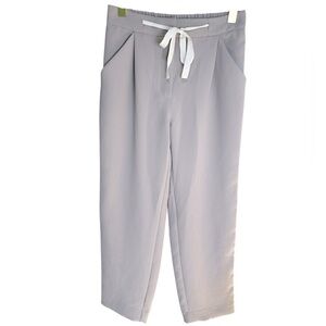 Aritzia Wilfred Allant Pant Tailored Cropped Trouser Light Gray, Size 2, 76480